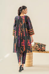 2-Pc Printed Lawn Shirt with Straight Trouser SCPM3-008